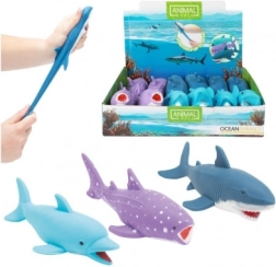 Animăluț marin antistres extensibil din silicon umplut cu nisip