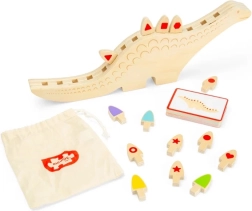 Bigjigs Toys joc din lemn de sortare dinozaur