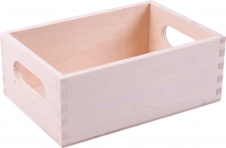 Cutie din lemn pentru alimente de la Bigjigs Toys