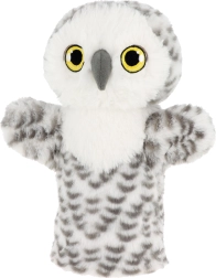 Keel Toys SE3077-7 Keeleco Bufniță - marionetă de mână eco din pluș 27 cm