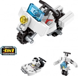 QMAN motocicletă 3‑în‑1 – mini set de construcție (36 de piese)