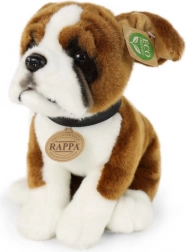 câine boxer de pluș 27 cm eco‑friendly