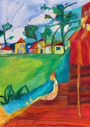 Puzzle Viața Cotidiană: La Râu 1000 de piese