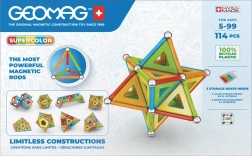 GEOMAG Supercolor set de construcție magnetic, 114 piese