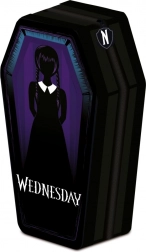 Penar în formă de sicriu cu motiv Wednesday