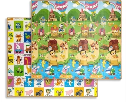 Milly Mally saltea pliabilă din spumă pentru joacă Play colourful animals t1
