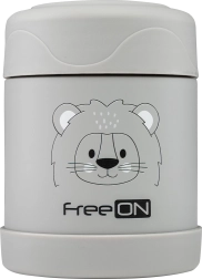 FreeON Termos pentru alimente inox 350 ml gri