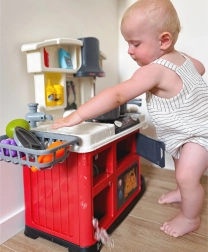 WOOPIE bucătărie interactivă pentru copii XL cu abur și apă curentă