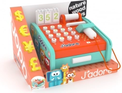 Casă de marcat din lemn pentru copii