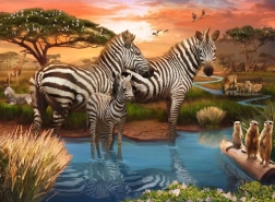 Puzzle Zebre 500 piese