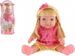 Păpușă cu sunet 30 cm în săculeț de plastic