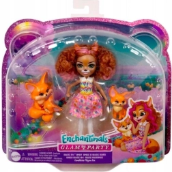 Enchantimals Filigree Fox cu familia de vulpi