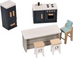 Mobilier pentru bucătărie pentru căsuța de păpuși