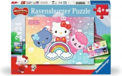 Puzzle 2×24 piese HELLO KITTY