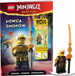 Lego Ninjago: vânătorul de dragoni – carte interactivă cu minifigurină Rapton