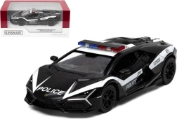 Lamborghini Revuelto poliție model metalic Pull Back