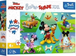 Puzzle pentru copii 60 de piese XXL Super Shape – MICKEY MOUSE