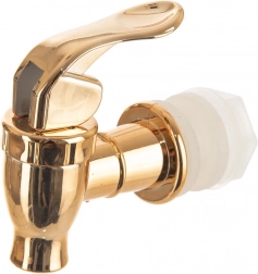 Robinet de rezervă auriu pentru dozatorul de băuturi din sticlă