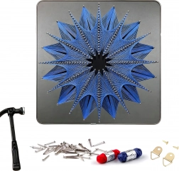 Pictură după numere cu cadru 30 × 30 cm pentru copii – set pânză, culori și pensule