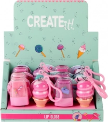 luciu de buze candy explosion înghețată și înghețată pe breloc