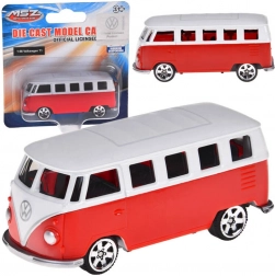 model metalic VOLKSWAGEN T1 1:56 roșu-alb