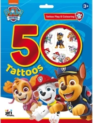 Set de tatuaje cu eroii PAW PATROL, peste 50 de tatuaje