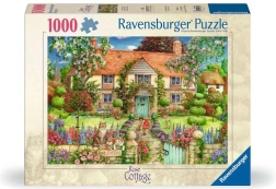 Puzzle Ravensburger Căsuța cu trandafiri 1000 de piese