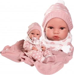 Erika - Păpușa Bebeluș Realistică cu Corp Din Vinil Complet 42 cm