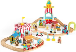 Calea ferată din lemn Parcul de Distracții