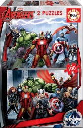 Puzzle EDUCA AVENGERS – Reunirea 2×100 piese