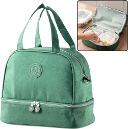 Geantă izolantă pentru prânz verde