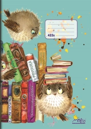 Caiet școlar A4 pentru jurnal de lectură, linie 12 mm, 20 file