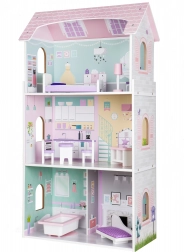 Căsuță de lemn pentru păpuși Jagodowa Residence de la Ecotoys