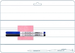 CENTROPEN tablă ștergibilă A4, față-verso, cu 2 markere și lavetă de șters