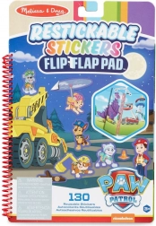 Paw Patrol bloc flip-flap cu autocolante repoziționabile – Misiunea Ultimă