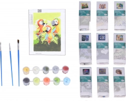 Set creativ de pictat după numere 20x30 cm