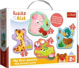 Puzzle Baby Classic – animăluțe pentru bebeluși TREFL