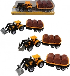 Tractor cu remorcă pe volant