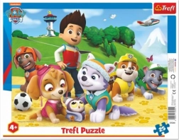 Puzzle în ramă 25 piese PAW PATROL Pe urme