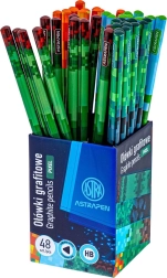 Creion grafit triunghiular HB ASTRA Pixel One