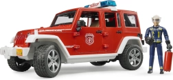 Jeep Wrangler de pompieri roșu cu figurina și accesorii