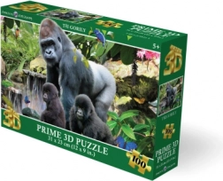 Puzzle 3D gorile 100 piese