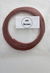 Filament ABS maro 1,75 mm – mostră lungime 15 m