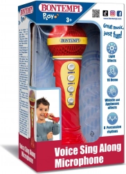 Microfon karaoke cu efecte luminoase