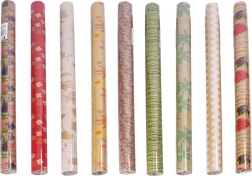 Hârtie de ambalat avana natur 0,7 × 2 m – mix de motive