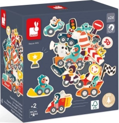 Magneti auto din lemn pentru copii