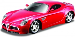 Bburago Alfa Romeo 8C Competizione model roșu