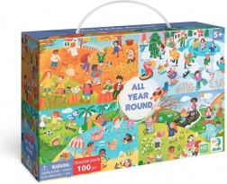 Puzzle DODO – Pe tot parcursul anului, 100 de piese