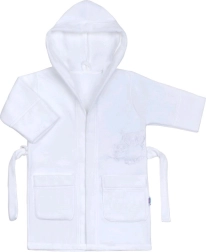 Halat pentru copii New Baby Bufnițe alb