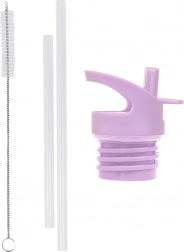 Capac, periuţă şi pai pentru sticlă inoxidabilă Grădina cu Flori